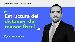 Estructura general de un dictamen del revisor fiscal [upl. by Malca]