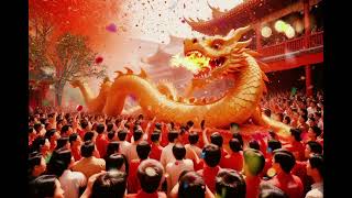 Chinese New Year Dragon MUSIC amp AMBIENCE For Story Writing Or Relaxing  4K [upl. by Nedarb]