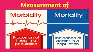 Epidemiology  quotMeasurement of Mortality amp Morbidityquot by Dr Mayank Rahul [upl. by Nodnart]