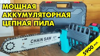 ЧЕСТНЫЙ ОБЗОР АККУМУЛЯТОРНОЙ ЦЕПНОЙ ПИЛЫ ЗА 5900 РУБ  ЗНАЧИТ ТАК  Yofidra [upl. by Ainival]