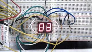 ATmega128 with 2digit 7segmentmp4 [upl. by Llevrac996]