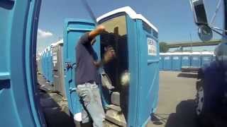 How We Keep Our Porta Potties Clean [upl. by Atronna488]