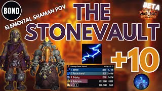 The Stonevault 10  Farseer Elemental Shaman  TWW Beta [upl. by Ahsenik]