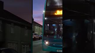 Arriva Northumbria 7503 NK57DXZ ADL E400 Trident 2 X7 Blyth [upl. by Ardnuasal401]