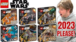 The ULTIMATE LEGO Star Wars Clone Trooper Battle Pack Wave [upl. by Eenrahc332]