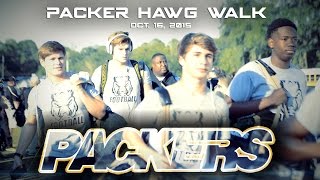 Colquitt County Packers Football  Hawg Walk 10162015 [upl. by Atteve10]