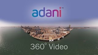 Mundra Port in VR  APSEZ  Adani  360° Video [upl. by Naylor]