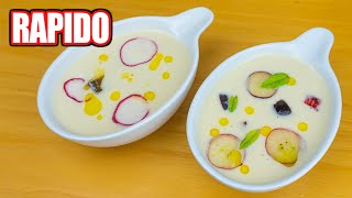 ✅ Receta AJO BLANCO en 3 MINUTOS La RECETA del VERANO 😍 [upl. by Ecallaw194]