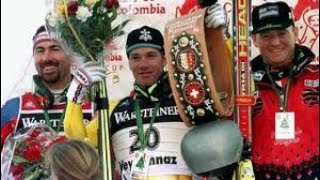 Bruno Kernen wins downhill Veysonnaz 1996 [upl. by Htebirol]