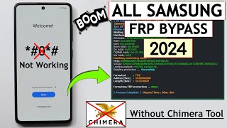 Boom  All Samsung Frp BypassUnlock One Click Tool 0 Not Working  Without Chimera Tool 2024 [upl. by Lindsy608]