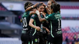 Puebla Femenil vs Leon 21 Resumen Goles 2024 [upl. by Acirema582]