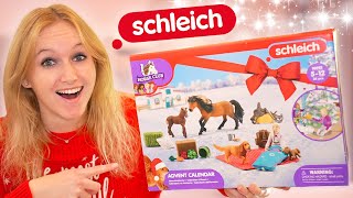 Schleich paarden ADVENTSKALENDER UNBOXING 2023 🤩🎄 [upl. by Shafer485]