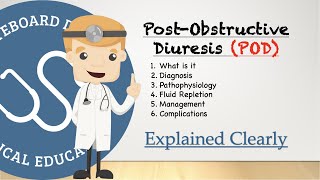 PostObstructive Diuresis  Diagnosis Pathophysiology Fluid Repletion Management Complications [upl. by Yhtnomit]