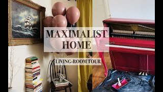 My Maximalist Home  Livingroom tour [upl. by Erialcyram975]