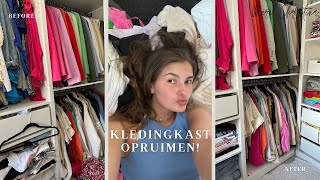 Kledingkast opruimen 🤩🧹 Er gaat zoveel weg 😱 [upl. by Bernetta]