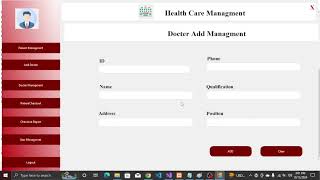 Healthcare Management System Project in C with MySQL  Full Tutorial Sorce code [upl. by Kassaraba]