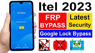 All Itel Google Lock Bypass 2023  All Itel Frp Bypass 2023  All Frp Unlock  Itel  Frp  Bypass [upl. by Clippard]