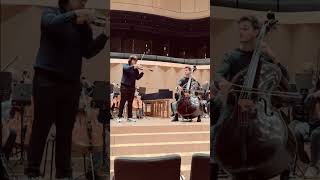 Bottesini Gran Duo excerpt Elias David Moncado Dominik Wagner WKO Heilbronn [upl. by Analak756]