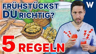 Gesundes amp leckeres Frühstück 5 Regeln für Dein tägliches Frühstück amp Vermeide die typischen Fehler [upl. by Maroj92]