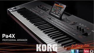 KORG PA4x  Professional Arranger [upl. by Dnalon]