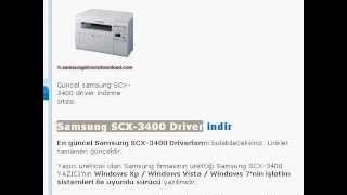 Samsung SCX 3400 Driver [upl. by Neysa234]