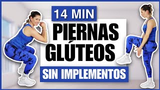 PIERNAS TONIFICADAS Y GLÚTEOS GRANDES  RUTINA DE EJERCICIOS EN CASA SIN PESAS  NatyGlossGym [upl. by Arebma]