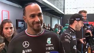 Lewis Hamilton Car is like a plank of wood  Post Race Interview 2024 Sao Paulo GP [upl. by Brout]