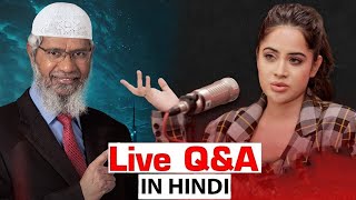 🔴Indian actress Urfi Javed and Dr Zakir Naik live [upl. by Riggs]