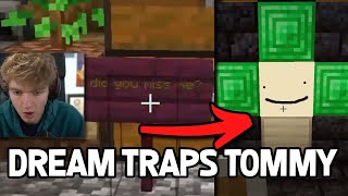 Dream TRAPS TommyInnit and messes with him on Dream SMP [upl. by Iffar]