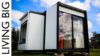 Amazing 20ft Shipping Container Home  The PodTainer [upl. by Ameerak827]