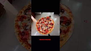 Itna Bada Pizza Bana Diya 😳 Biggest Pizza Ever 😂 souravjoshivlogs [upl. by Arolf]