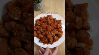 Recette de Rougail Saucisse recette rougail rougailsaucisse shortvideo iledelareunion [upl. by Arihas]