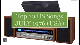 Top 10 Songs JUL 76Elton John Kiki Dee Starbuck Brothers Johnson Manhattans Starland Vocal Ban [upl. by Durtschi114]