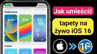 Jak ustawić animowaną tapetę na iPhonie iOS 16  Jak umieścić Live Wallpaper na iOS 16 [upl. by Rovert]