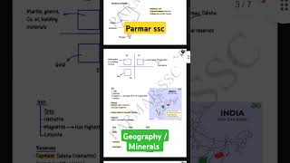 Parmar ssc geography class 📙 notes Minerals rrb ntpc Gk gs rrbntpc ssccgl rrbalp viralvideo [upl. by Firmin130]