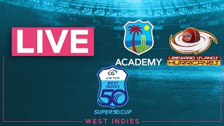 🔴 LIVE WI Academy v Leeward Islands  CG United Super50 2024 [upl. by Kcirded]