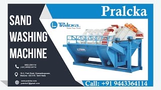 Pralcka  Sand Washing Machine [upl. by Ellehcirt476]