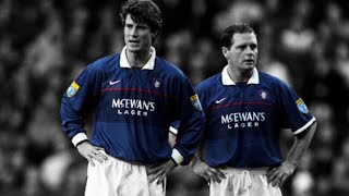 Brian Laudrup amp Paul Gascoigne  Greatest Rangers Duo [upl. by Letnwahs452]