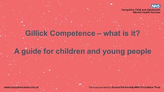 Gillick Competence  a guide for children and young people [upl. by Ola8]