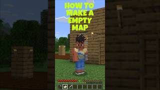 How to make a Empty Map in Minecraft minecraft youtube craft map [upl. by Yulma]