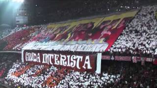 Milan Inter 30 Curva Sud Milano SPLENDIDA COREOGRAFIA CONTRO LEONARDO IN HQ [upl. by Piscatelli554]