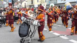 Pfuutzger Musigg aus SeitingenOberflacht beim Fasnetumzug Tuttlingen 132014 [upl. by Norven]