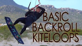 Backroll Kiteloops Beginner  LightWind Version [upl. by Rogers833]