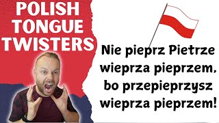 Englishman Reacts to The Hardest Polish Tongue Twisters  2nd Attempt  1 Year Later [upl. by Ardnaz]