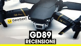 Global Drone GD89 un DRONE CARINO per IMPARARE A VOLARE Gearbest [upl. by Hyacinthia]