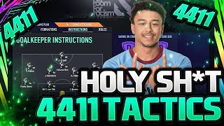 FIFA 21  NEW  INSANE 4411 BEST CUSTOM TACTICSINSTRUCTIONS  FIFA 21 ULTIMATE TEAM [upl. by Lait]