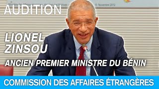 Politique africaine de la France  audition de Lionel Zinsou ancien premier ministre du Bénin [upl. by Tenn]