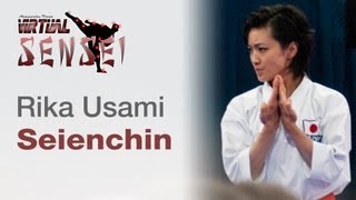 Rika Usami  Kata Seienchin  21st WKF World Karate Championships Paris Bercy 2012 [upl. by Eirod]