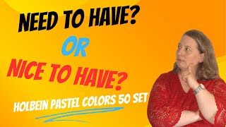 REVIEW Holbein Pastel Colors 50 set  ADULT COLOURING review adultcoloring coloring colouring [upl. by Tada]