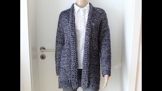 105 Cardigan Häkelanleitungen für alle Größen [upl. by Arihas160]